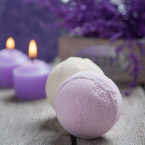 Soothing Lavender Bath Bombs